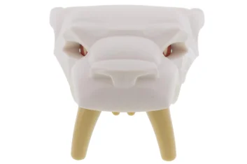 LEGO Groot figuurhoofd - Saber Kat Bovenkaak