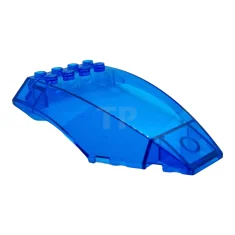 LEGO Windscherm 10 x 6 x 2 Gebogen