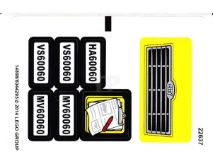 LEGO Aufkleber für Set 60060