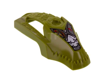 LEGO Carénage de volant d'inertie en forme de crocodile avec motif…