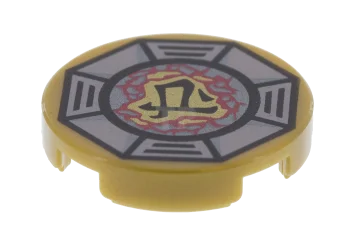 LEGO Tegel 2 x 2 Rond met onderkant O en Airjitzu…