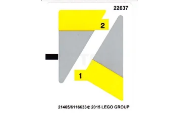 LEGO Sticker for Set 60093 - Sheet 1