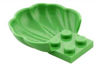 LEGO Clam / Scallop Shell with 4 Studs