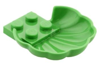 LEGO Clam / Scallop Shell with 4 Studs