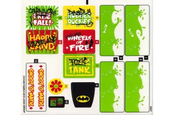 LEGO Sticker for Set 76035 - Sheet 1