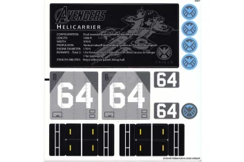 LEGO Sticker for Set 76042 (International Version)