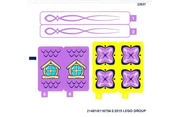 LEGO Sticker for Set 41077