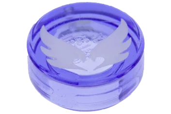 LEGO Tegel 1 x 1 Rond met Windenergie Pictogram Patroon