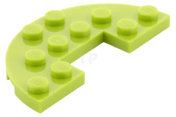 LEGO Plaque 3 x 6 demi-ronde avec découpe 1 x 2.