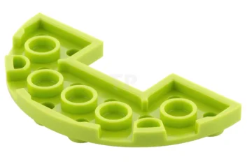 LEGO Plaque 3 x 6 demi-ronde avec découpe 1 x 2.