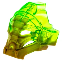 LEGO Bionicle Mask of Jungle with Marbled Trans-Bright Green Pattern