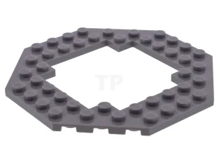 LEGO Plate, Modified 10 x 10 Octagonal Open Center
