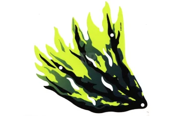 LEGO Dragon Wing, Right with Streaks Pattern (Cloth)