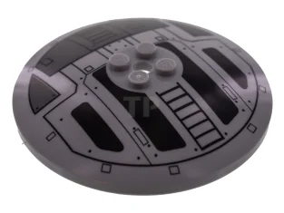 LEGO Dish 8 x 8 Inverted with TIE Fighter Hatch Pattern