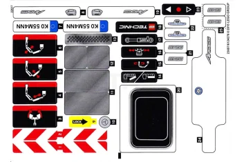 LEGO Sticker for Set 42043