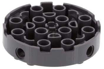 LEGO Brick, Round 6 x 6 with 4 Side Pin Holes…