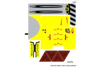 LEGO Aufkleber für Set 75092