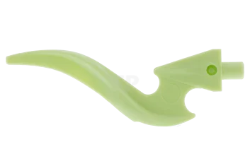 LEGO Golf Afgerond Enkel met Pin (Flame)