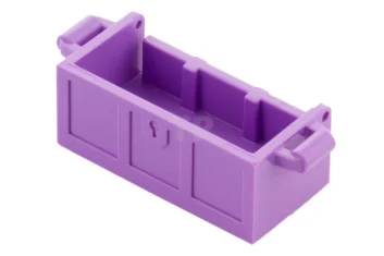 LEGO Container, Treasure Chest Bottom - Slots in Back
