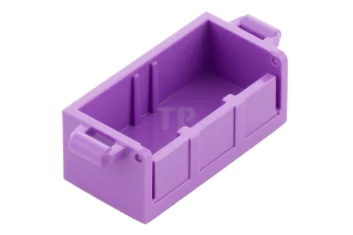 LEGO Container, Treasure Chest Bottom - Slots in Back