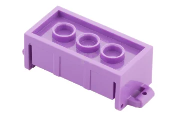 LEGO Container, Treasure Chest Bottom - Slots in Back