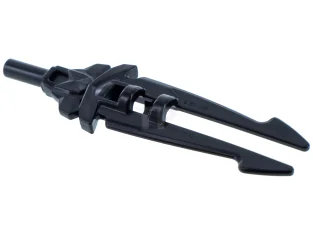 LEGO Figine, arme épée, double lame avec support de barre.