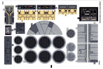 LEGO Sticker for Set 75105