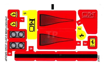 LEGO Sticker voor set 10248