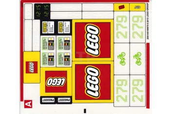 LEGO Sticker for Set 60097 - Sheet 1