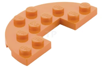 LEGO Plaque 3 x 6 demi-ronde avec découpe 1 x 2.