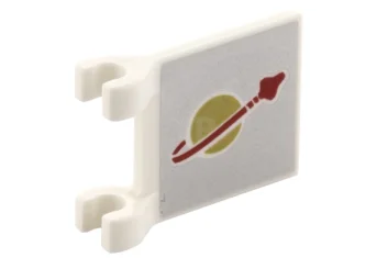 LEGO Flag 2 x 2 Square with Classic Space Pattern on…