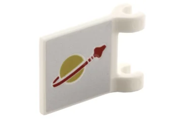 LEGO Flag 2 x 2 Square with Classic Space Pattern on…