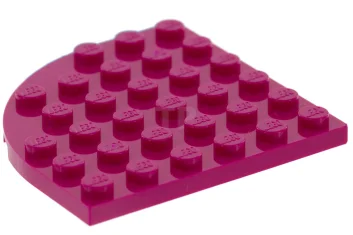 LEGO Plate 6 x 6 Round Corner