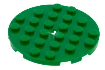 LEGO Plate, Round 6 x 6 with Hole