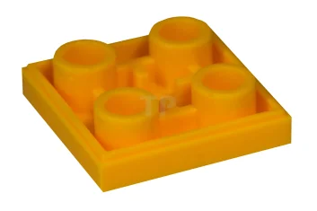 LEGO Carreau 2 x 2 inversé avec motif de papier cadeau.