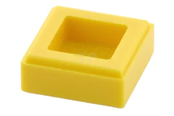 LEGO Fliese 1 x 1 mit kursivem Schriftmuster