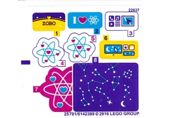 LEGO Sticker for Set 41116