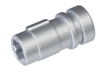 LEGO Großfigurenwaffe Lichtschwertgriff halb 2L mit Achsenbohrung