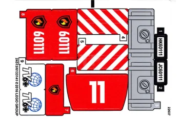 LEGO Aufkleber für Set 60111