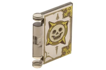 LEGO Book Cover with Smiling Skull Pattern