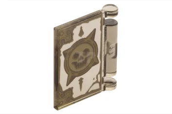 LEGO Book Cover with Smiling Skull Pattern