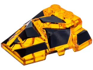 LEGO Wedge 4 x 4 Fractured Polygon Top with Facets Pattern