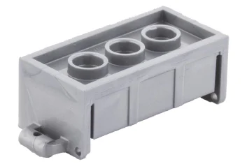 LEGO Container, Treasure Chest Bottom - Slots in Back