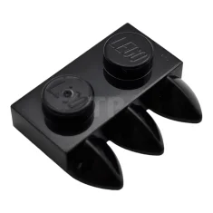 LEGO Plaque, modifiée 1 x 2 avec 3 dents (griffes).