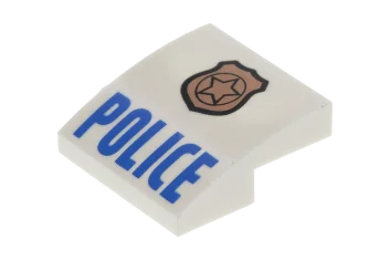 LEGO Pendiente 2 x 2 x 2/3 Curvado con el dibujo…