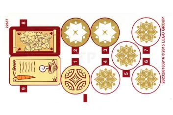 LEGO Sticker for Set 41075