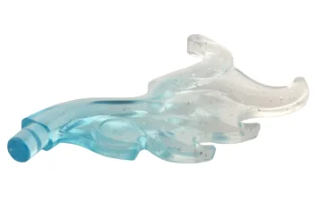 LEGO Wave Rounded Wing Shaped with Pin (Flame)