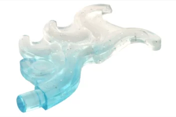 LEGO Wave Rounded Wing Shaped with Pin (Flame)