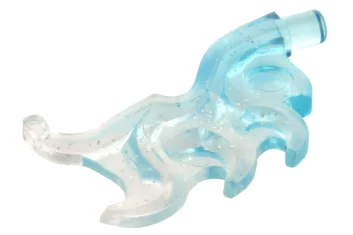 LEGO Wave Rounded Wing Shaped with Pin (Flame)