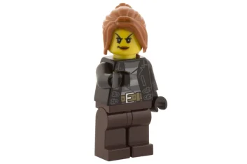 LEGO Bandito Crook femmina - Capelli arancione scuro
